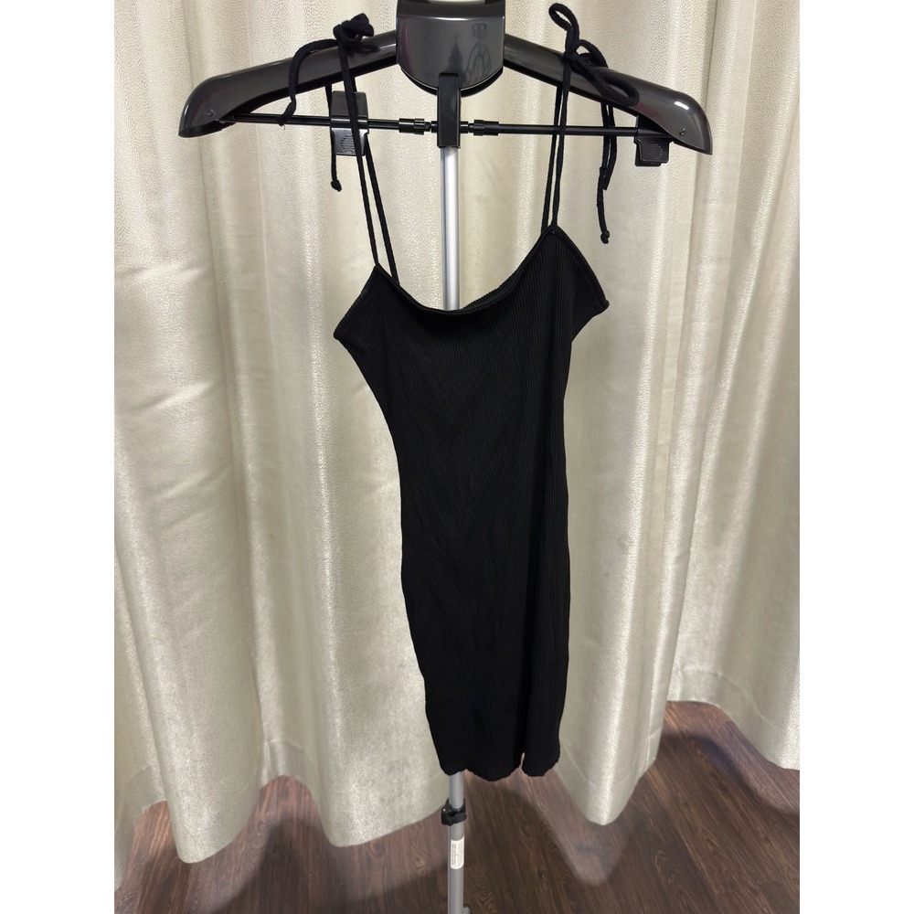 Urban Outfitters Ribbed Tie-Shoulder Mini Dress‎ 🖤